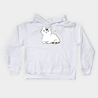 daughter cat Kids Hoodie